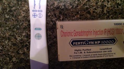 Picture: HCG test for comparison