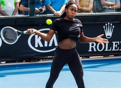 Coco Gauff practice session at the Australian Open : r/sportsphotography