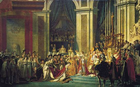 HD wallpaper: people inside the castle painting, napoleon, coronation ...