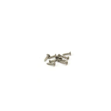 Stainless Steel Screws - 4mm dia head x 2mm dia thread x 9.5mm long