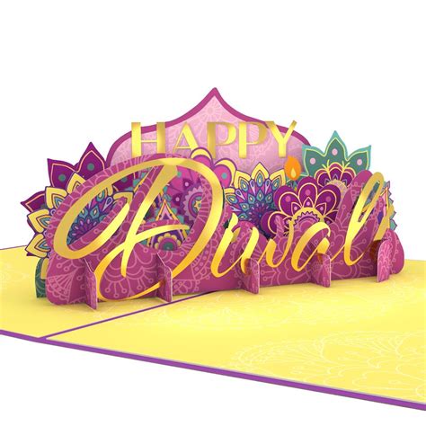 Happy Diwali Greeting Card | Happy Diwali Pop Up Card | Lovepop