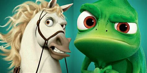 Maximus and Pascal - "Horse and Chameleon" - (Tangled Movie) | Tangled movie, Tangled, Tangled party