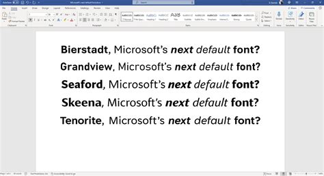 So long, Calibri: Microsoft has settled on a new font for its Office apps - Ars Technica