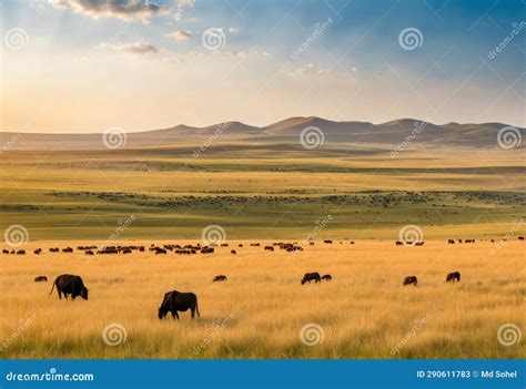 A Land of Rolling Plains and Grasslands- Filled with Herds of Wild ...