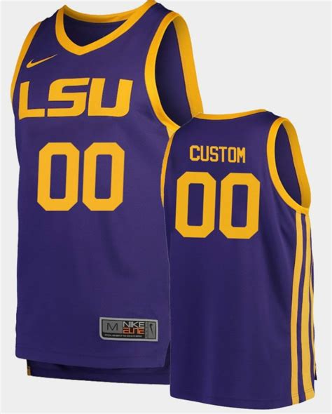 [Available] Buy New Custom LSU Tigers Jersey Purple Home