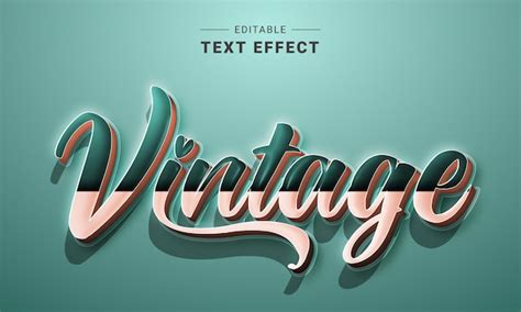 Premium Vector | Editable text effect for illustrator