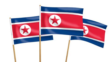 North Korea Handwaving Flags - Hampshire Flag Company