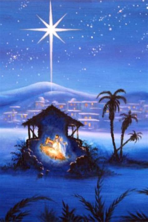 The Star of Bethlehem | Christmas nativity scene, Christmas background ...