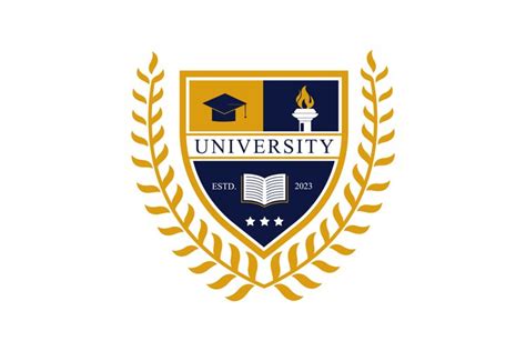 University college school badge logo design (2565713)