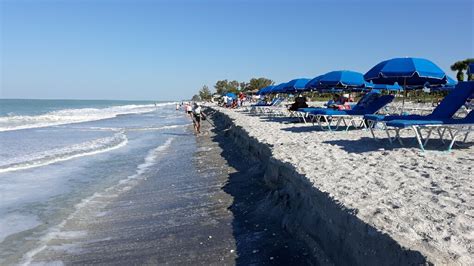 Beach erosion occurring on Englewood coast