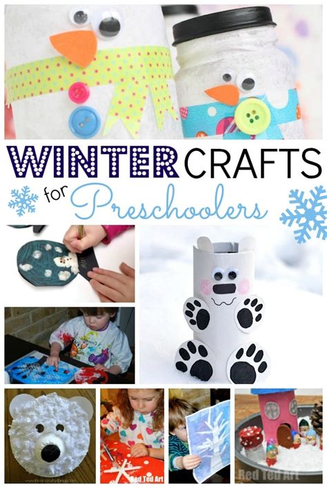 Easy Winter Crafts for Preschool - Seasonal Activities - Red Ted Art