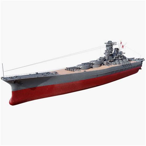 Japanese Battleship Yamato model - TurboSquid 1741217