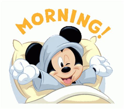 Mickey Mouse Good Morning GIF - MickeyMouse GoodMorning Morning ...