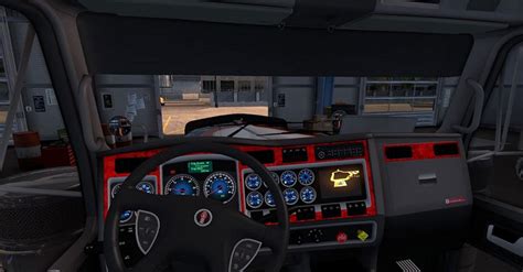 Kenworth w900 Dashboard blue Mod - ATS Mod | American Truck Simulator Mod