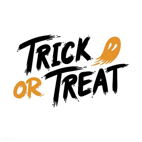 Trick or treat Halloween typography vector | free image by rawpixel.com | Halloween typography ...