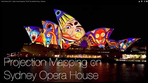 Projection Mapping on Sydney Opera House