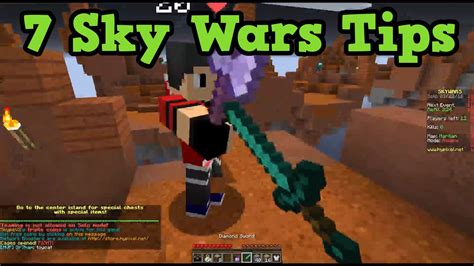 Minecraft - 7 Sky Wars Tips - Guide - YouTube