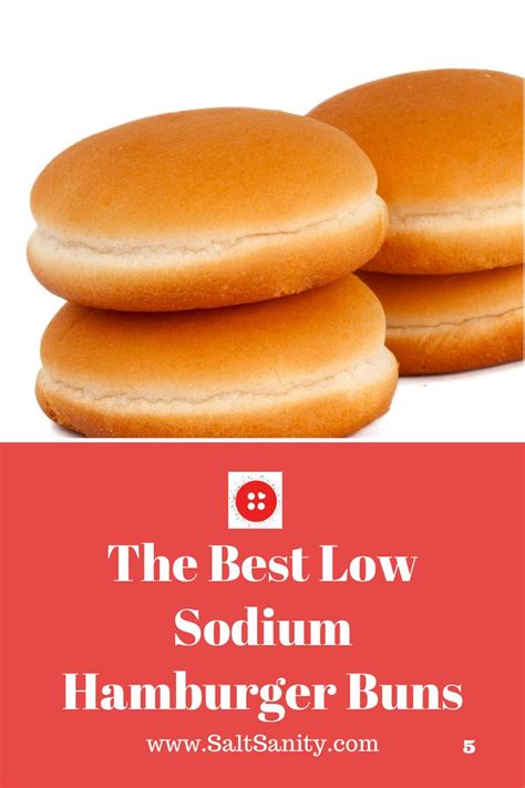 The Best Low Sodium Hamburger Buns | Easy low sodium recipes, Low sodium burger, Low sodium recipes