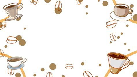 Pouring Coffee Clipart Border