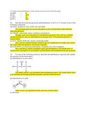 ch. 8.docx - 12. What is the hybridization of the central atom in each of the following? a BeH2 ...