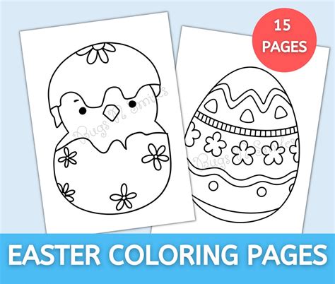 Easter Coloring Pages-easter Coloring Pages for Kids Spring Coloring ...