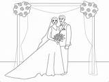 Bride And Groom 1 sketch template