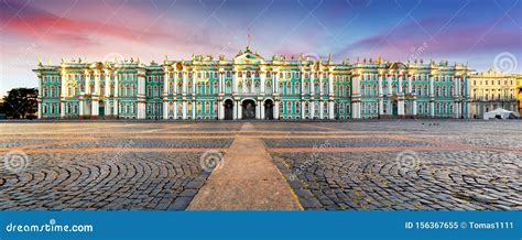 Winter Palace on Palace Square in Saint Petersburg, Russia Stock Image - Image of architecture ...