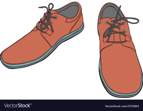 Cartoon shoes Royalty Free Vector Image - VectorStock