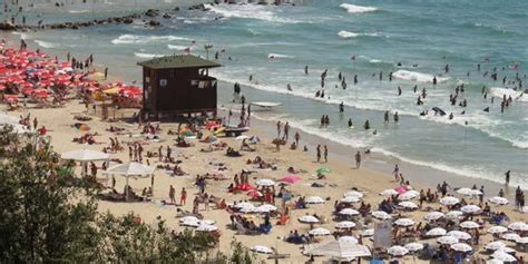 The attractiveness of Bat Yam beach strip