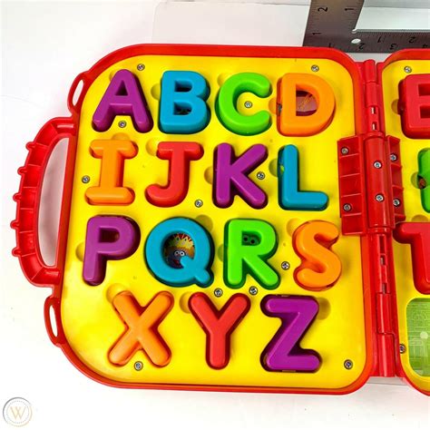 Elmo On The Go Sesame Street Alphabet Letters Red Carrying Case ...