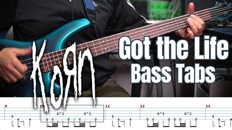 Got the Life - KoRn | Bass Cover with Tabs - YouTube