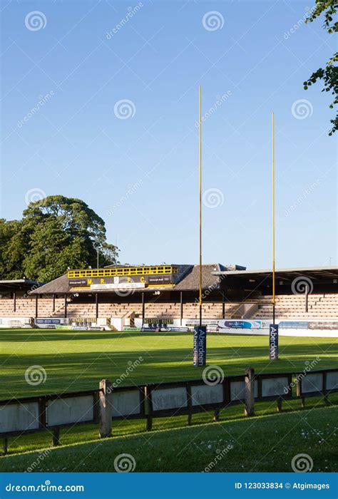 A View of Melrose Rugby Union Club Editorial Stock Image - Image of outdoor, green: 123033834