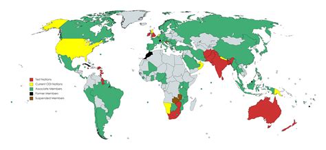 Map of all ICC Members : r/Cricket