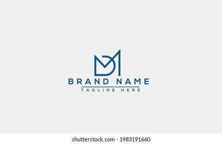 Md Logo Design Template Vector Graphic Stock Vector (Royalty Free) 1983191660 | Shutterstock