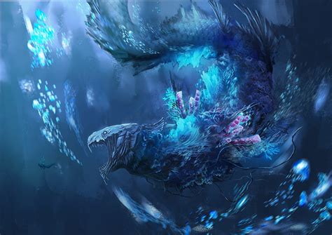 Anime, Original, Sea Monster, HD wallpaper | Peakpx