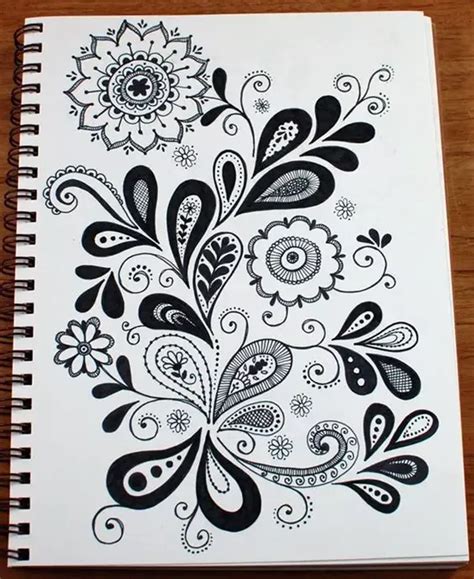 75 Creative Doodle Art Tutorials and Examples - Greenorc Paisley Doodle, Paisley Art, Paisley ...