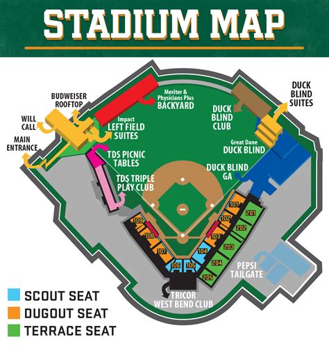 Bismarck Larks Seating Chart