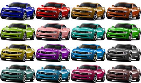 2012 Chevy Camaro colors ♥ | Camaro, Chevy camaro, Camaro zl1