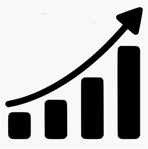 Growth Chart Gray , Png Download - Audience Growth Icon, Transparent Png - kindpng