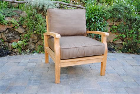 Sonoma Deep Seating Lounge Chair with Sunbrella Cushions - Paradise Teak