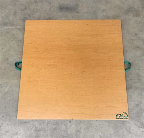 4'x4' Folding Travel Board Ultimate: Tap+Irish Sprung Floor