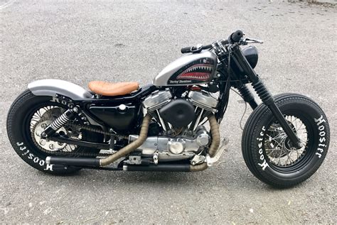 Harley Davidson sportster bobber 1991 #harleydavidsonsportster883 # ...