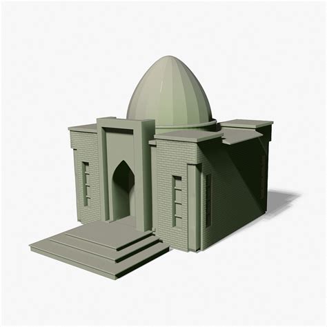 STL file Mausoleum of Muslim Turkic peoples 🏗️・3D printable model to ...