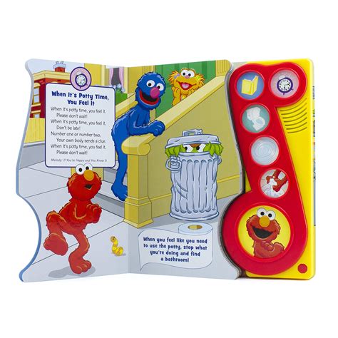 Sesame Street - Elmo Potty time Songs Little Music Note Sound Book - PI Kids