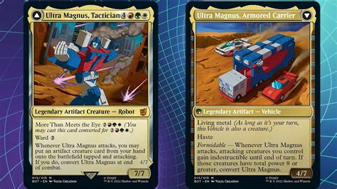 MTG The Brothers’ War will feature Transformers tie-in cards