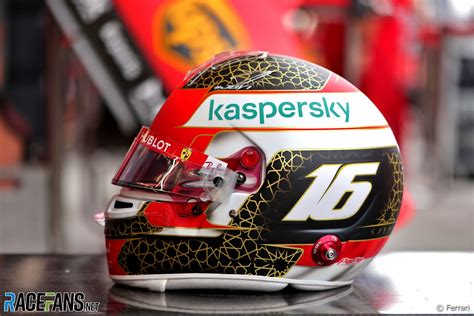 Charles Leclerc Helmet Design : Video: Charles Leclerc's special ...