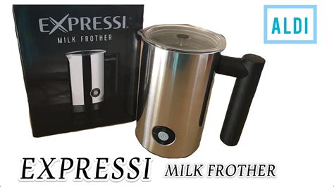 EXPRESSI MILK FROTHER IN ALDI - YouTube