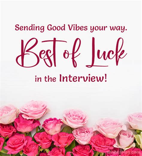 100+ Best Wishes For Interview - Good Luck Messages