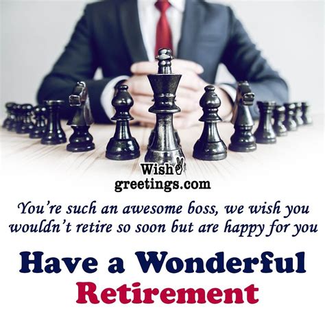 Happy Retirement Messages For Boss - Wish Greetings