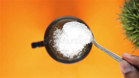 Pouring White Sugar in a Glass of Water on Table Stock Footage - Video of addict, stirring ...